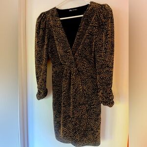 Gold Animal Print Zara Party Mini